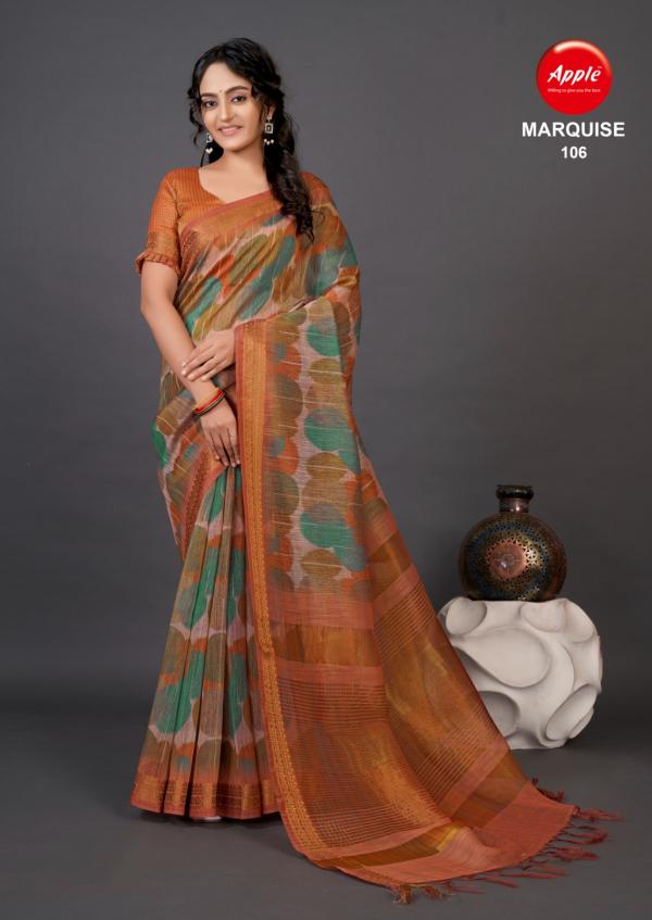 Apple Marquise Vol 01 Fancy Cotton Silk Saree Collectoin